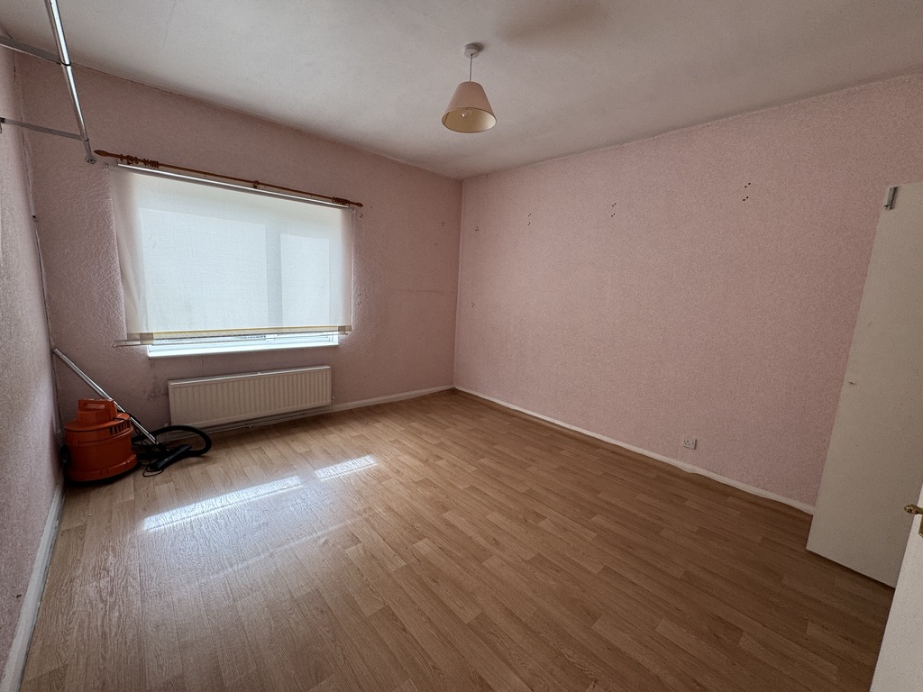 Residential flat bedroom as purchased