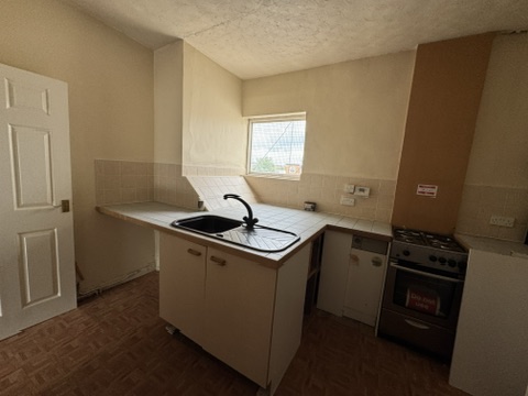 Residential flat kitchen as purchased
